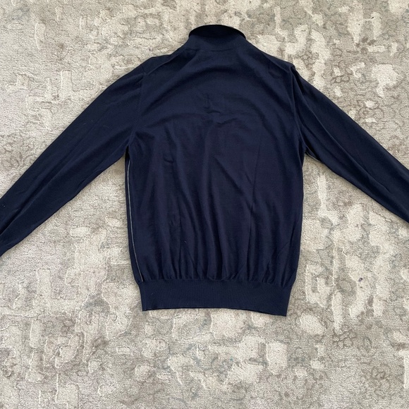 Corneliani virgin wool polo sweater size M - Picture 2 of 13